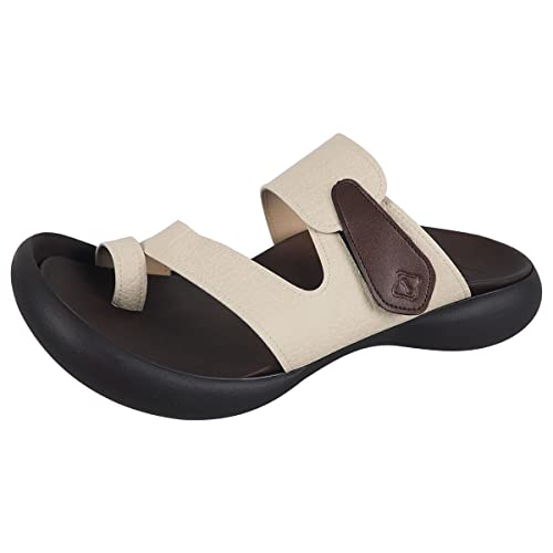 [RegettaCanoe] リゲッタカヌー サンダル トング マジックテープ フラット フィールド ソール 日本製 LVW107 CJFD5312/CJFD5339 メンズ アイボリー LL