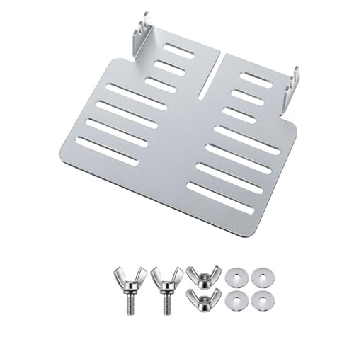 Zqxnt Soporte de ventilador de estufa alimentado por calor de acero inoxidable para una distribución eficiente del calor, accesorios de metal montados en ventilador de madera