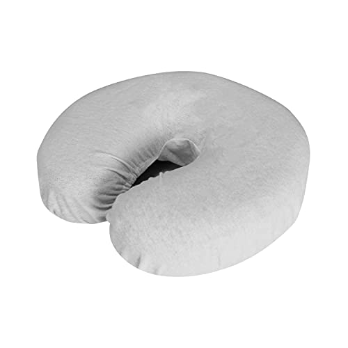 Vivezen ® Lot de 2 Housses de protège têtiere pour Table de Massage - Flanelle - Blanc