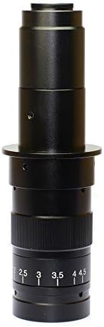 Miniatura 2 de HAYEAR Objetivo de la cámara del microscopio de la industria del adaptador Fde la lente de cristal del C-Mount del zoom, máximo monocular 180x