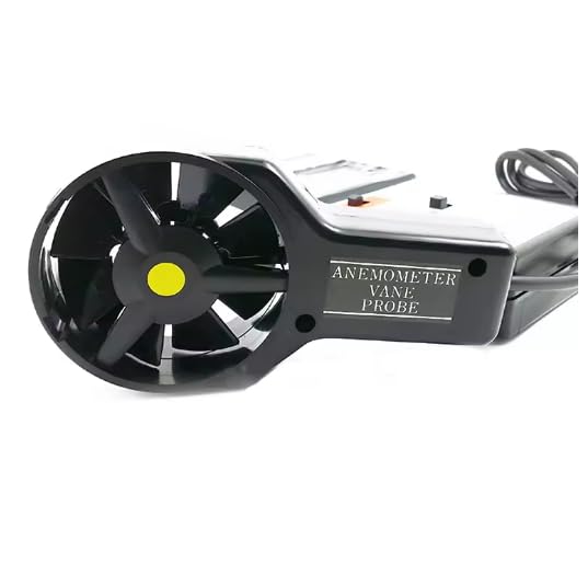 AM4201 Tragbares Flügel-Anemometer, Windgeschwindigkeitsmesser, 0,4–30 m/s