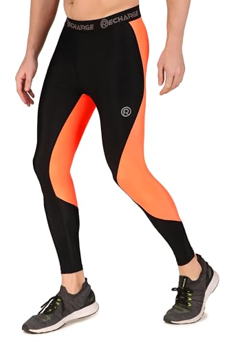 Image of ReDesign Apparels Recharge Men Polyester Sports Compression Pant /Legging /Full Tights