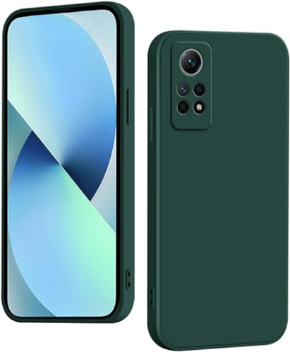 WOKEZ Ultratunt Silikonskydd för Xiaomi Redmi Note 12 Pro 4G – Grön