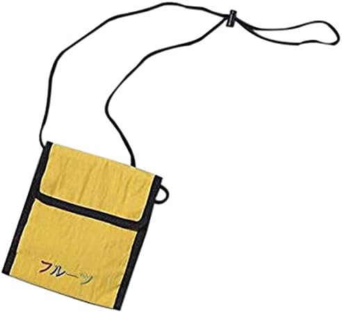 Amazon ナノ ユニバース メンズ Nano Universe Fruit Of The Loom 別注ネックウォレット イエロー F メンズバッグ 財布