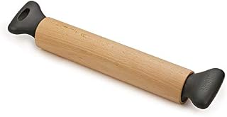Joseph Joseph Grip Ergonomic 30cm Rolling Pin-Grey, Wood