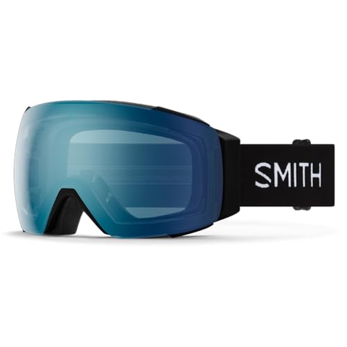 Masque de ski Smith Optics IO MAG Black ChromaPop Everyday Blue Mirror