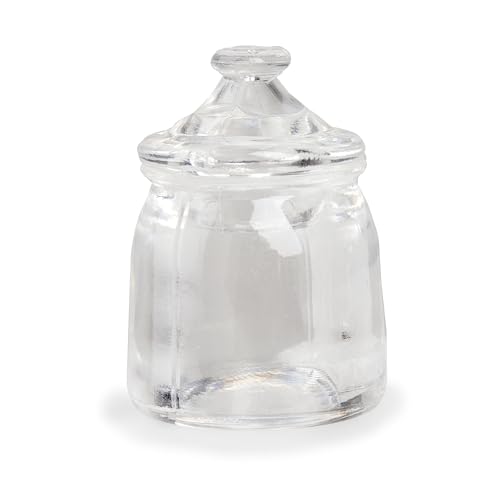 Darice pot et couvercle en verre pour loisirs créatifs et petit rangement