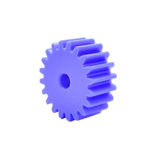 Bevel Gear Pinion Hardware Mechanical 1pcs 12T-27T 1.5M Blue Spur Gear Plastic Flat Cylindrical Drive Gears(23 Teeth (Bore 6mm))