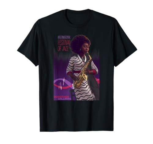 T-shirt Soul Disney Pixar Dorothea Williams affiche jazz coton