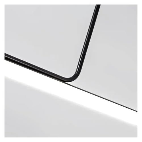 Lampe suspendue nordique moderne longue bande LED noire salon