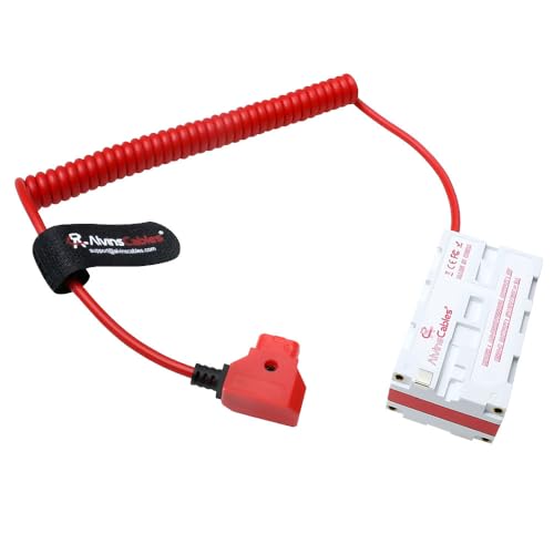Cable de alimentación en espiral y batería NP-F doble para SmallHD 702