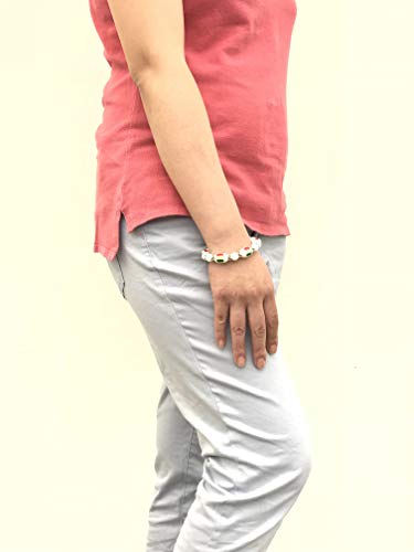 Italy Mexico Flag Banner Beaded Bracelet for Women, Travel Souvenir Gift for Soccer Fans, 1 Pc3