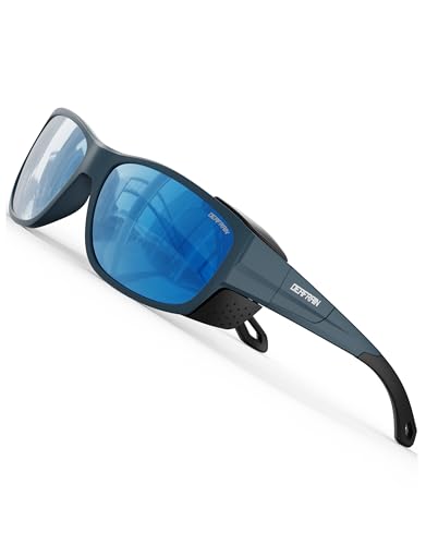 DEAFRAIN Super Dark Polarized Sunglasses