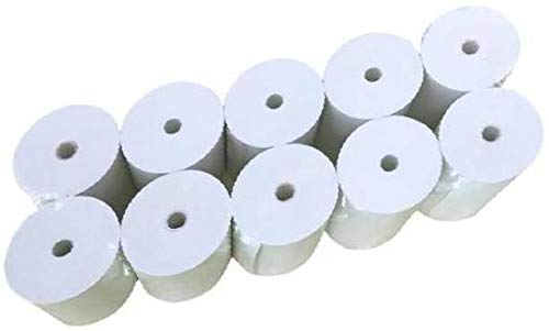 REALON Thermal Paper Roll Black Print Pack of 10 Rolls (57MM 25 METER 2 INCH)