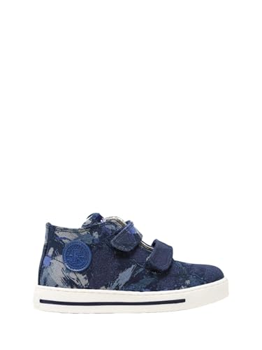 Baskets premiers pas Falcotto Michael bleues taille 19 pour l'apprentissage de la marche des bébés