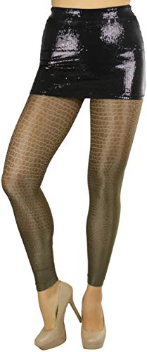 Image of ToBeInStyle Women's Footless Opaque Animal Zebra Tiger Tights Hosiery