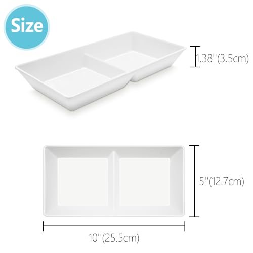 AMGBZT Divided Serving Tray Platter, 3 Pack 10