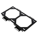 QUQUTWO Fan Bracket 240 Radiator Mounting Bracket Water Cooler for 12/14CM Fan Holder External Computer Case Heatsink Gadget Accessories Black