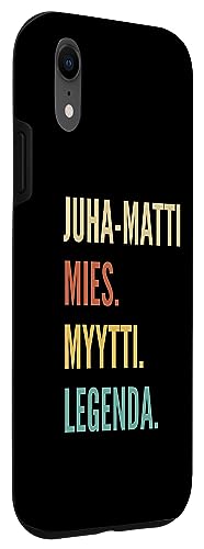 Image of iPhone XR Funny Finnish First Name Design - Juha-Matti Case