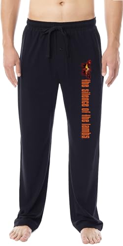 The Silence of the Lambs Mens' Movie Logo Halloween Sleep Pajama Pants