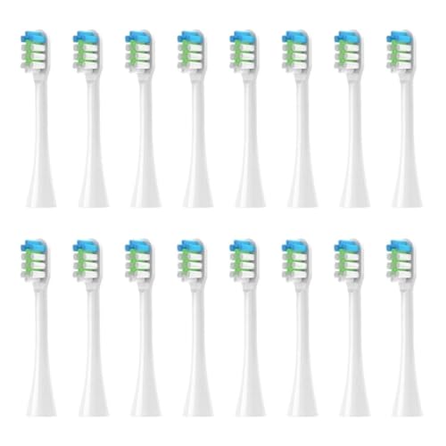 16�̌����p���u���V�w�b�h�Anandme nx8000�\�t�g�ю��u���V�w�b�h�ƌ݊�������(16pcs WHITE)