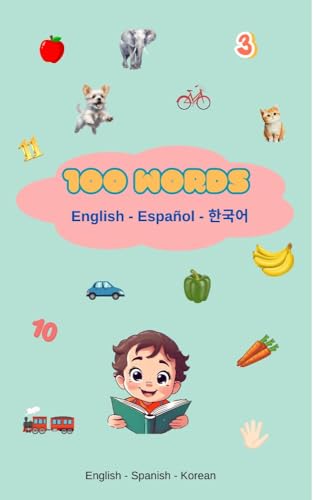 100 Words English - Spanish - Korean