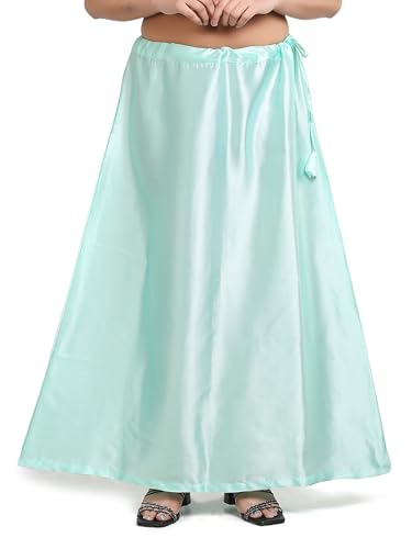 Image of Madhu Fashion Women's Satin Saree Petticoat Saree Underskirt