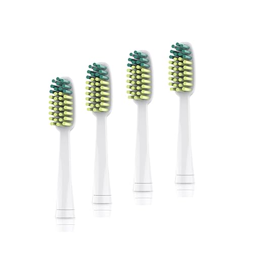 Voom Sonic - Go 1 Replacement Heads | Pack of 4 Replacement Brushes | Advanced Bristle Technology| Soft DuPont Nylon Bristles | 