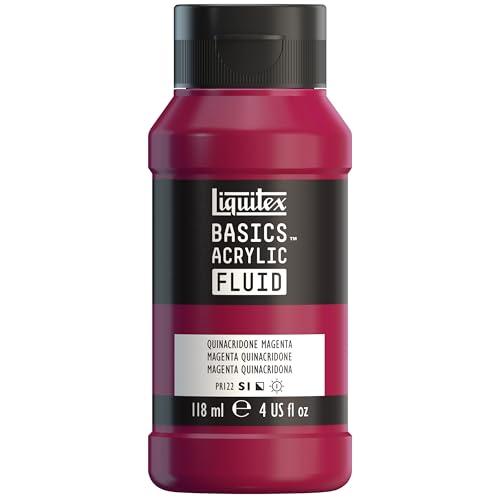 Liquitex BASICS Acrylic Fluid Paint - Quinacridone Magenta