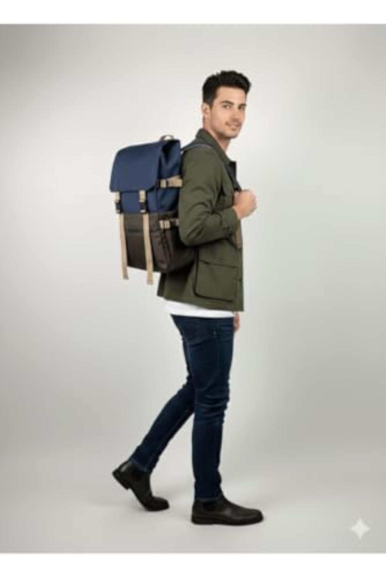 Stylish Laptop Backpack for Women & Men, Water Resistant
