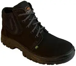 BOTA DE SEGURANÇA ECOSAFETY PS136-AB BICO DE AÇO COURO NOBUCK PRETO C.A 8796 Tamanho:41