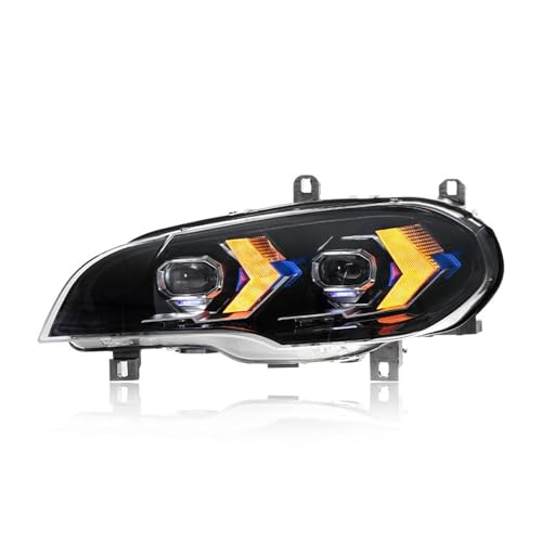 Faros LED BMW X5 E70 con proyector Angel Eye y luces de circulación diurna 7
