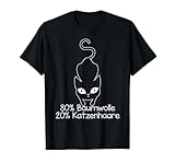 Katzen Shirt / Hoodie Katzenhaare Katzenbesitzer Design. Perfekt für Katzen Fans, Kartenliebhaber und Katzenbesitzer. Klasse Geschenkidee für Weihnachten, Geburtstag, Ostern, Vatertag oder Muttertag. Lustiges Geschenk für Katzenbesitzer.