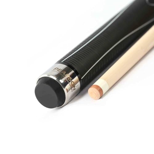 PEARSON Cues Pro Series Pool Cue – 58” Maple Wood Cue Stick, Low-Deflection Shaft, Quick Release Joint, Professional Billiard Stick for Serious Players & Tournament Play, 18oz, Black