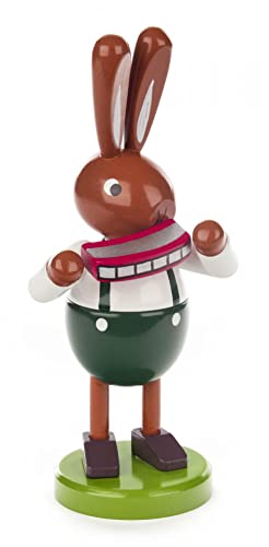 Lapin de Pâques avec harmonica grand format pour rompre avec les décors plats