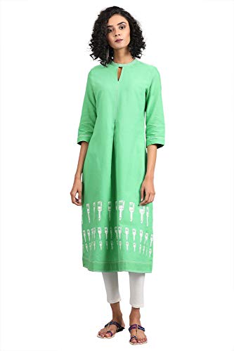 Image of W for Woman Women's Cotton Straight Kurta