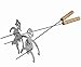 2Pcs Upgrade Hot Dog Roaster, Stainless Steel Hot Dog Sticks Hot Dog Marshmallow Roasters with Sticks,Campfire Stick Barbecue Forks Funny BBQ Grill Accessories for Camping, Party (19.7 inch / 50cm)