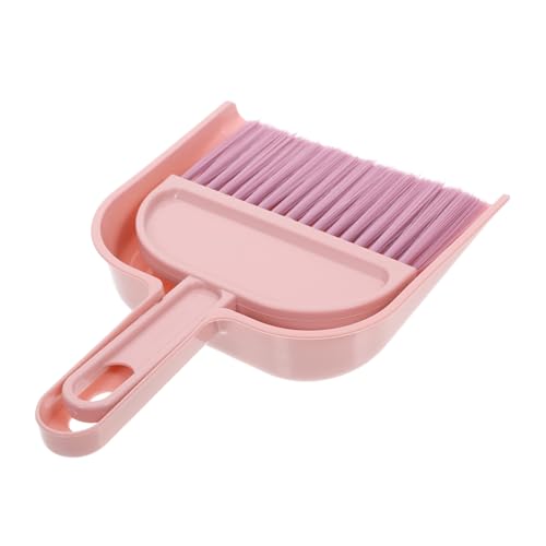 VALICLUD Mini Besen und Kehrschaufel Set für Kompakt und Langlebig aus PP und Nylon Vielseitig für Zuhause Büro und Auto Platzsparend und Einfach zu Reinigen für Jungen und Mädchen