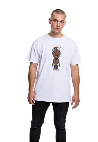 Mister Tee Camiseta para Hombre LA Sketch, Blanco, M