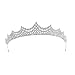 Produktbild Sepbridals Zirkonia CZ Blumen Hochzeit Brautschmuck Tiara Krone Diadem Frauen Haar-Accessoires Schmuck