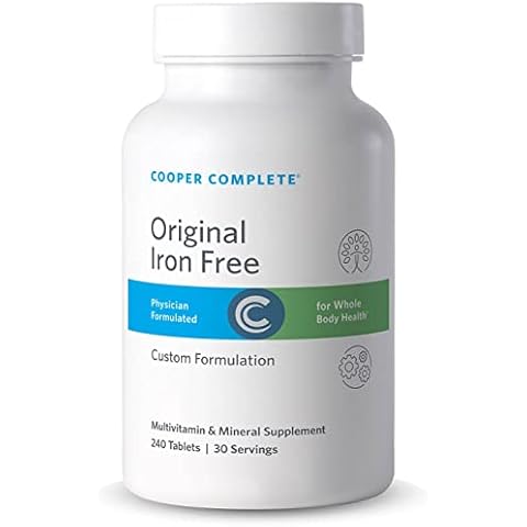 Cooper Complete - Original Multivitamin Iron Free - Daily Multivitamin and Mineral Supplement - 30 Servings per Bottle. Pack of 2 Cover