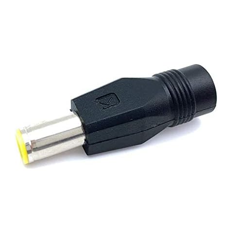 DC 8mm Male to DC 5.5mm x 2.1mm Female Connectors Adapter for Jackery Explorer Rockpal Bluetti Milin IBM Lenovo ThinkPad Portable Backup Power Station Rechargeable Battery Pack Solar Generators Cover