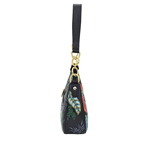 Image of Anuschka Women's Original Hand-Painted Genuine Leather Small Convertible Hobo