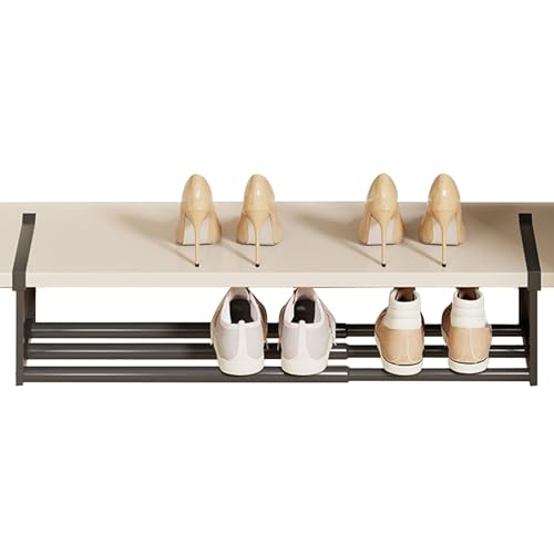 Étagère pour chaussures extensible et réglable pour entrée et placard - 7