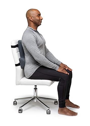Optp Thoracic Lumbar Back Support - Soft Cushion For Improved Sitting Posture And Upper/Lower Back Pain Relief For Desk Chairs, Car Seats And Airplanes #TOP2