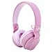 Produktbild Louise & Mann Kinderkopfhörer Over-Ear Bluetooth mit Lautstärkebegrenzung, Kabellos Kopfhörer für Kinder, Faltbare On-Ear Kopfhörer mit Mikrofon, Micro SD/TF für Schule, Reisen, Handys, PC, Tablets