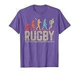 Rugby Funny Evolution para Hombres Jugadores de Rugby y fanáticos Camiseta
