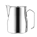 Easyworkz Milchaufschäumkrug aus Edelstahl 350ml Espresso Dampfkrug Milchkännchen Kaffee Schaumkrug Milchkrug Tasse Cappuccino Latte Art Tasse