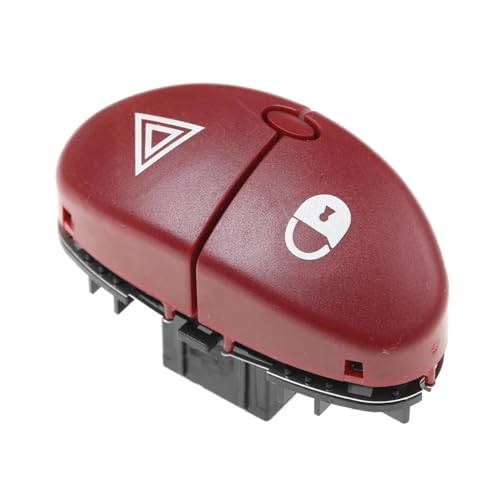 Interrupteur feux de détresse 6554L0 pour Peugeot 206 207 et Citroën C2