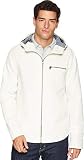 Levi's Men's Reverse Twill Cotton Swing Hooded Jacket, White, Medium